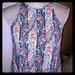 American Eagle Outfitters Dresses | Ae Sleeveless Red,White &Blue Paisley Dress | Color: Blue/White | Size: Xs