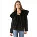 Free People Jackets & Coats | Free People Leather Moto Style Jacket | Color: Black | Size: Xs