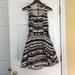 Jessica Simpson Dresses | Jessica Simpson Tribal Dress With Back Cut Out | Color: Black/White | Size: 8