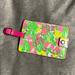 Lilly Pulitzer Accessories | Lilly Pulitzer Gwp Luggage Tag | Color: Pink/Yellow | Size: Os