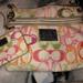 Coach Accessories | Coach Summer Fun Bag And Wristlet Combo | Color: Cream/Pink | Size: Os