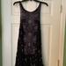 Free People Dresses | Free People Tribal Dress Size Small | Color: Black/Purple | Size: S