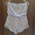 Free People Other | Free People Lacey Romper | Color: Blue | Size: S