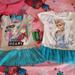 Disney Shirts & Tops | 2 Disney Frozen Tunic Shirts | Color: Gray/White | Size: Various