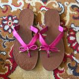 Kate Spade Shoes | Kate Spade-Flip Flops | Color: Brown/Pink | Size: Various