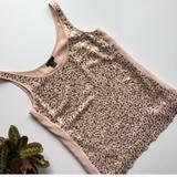 J. Crew Tops | J. Crew Collection Blush Pink Sequin 100% Silk Top | Color: Gold/Pink | Size: 2