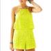 Lilly Pulitzer Other | Lilly Pulitzer Celyn Romper | Color: Green | Size: 6