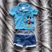 Disney Matching Sets | Mickey Mouse Outfit Toddler Boys Size 2t | Color: Blue/Gray | Size: 2tb