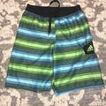 Adidas Swim | Adidas Boys Swim Trunks | Color: Black/Green | Size: Lb