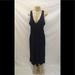 Anthropologie Dresses | Anthropologie Maeve Size 14 Navy Blue Midi Dress | Color: Blue | Size: 14