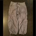 Lululemon Athletica Pants & Jumpsuits | Lululemon Drawstring Capri Pants | Color: Gray | Size: 6