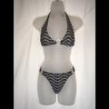 American Eagle Outfitters Swim | American Eagle Outfitters Bikini Size M . | Color: Black/White | Size: M