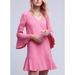 Anthropologie Dresses | Anthropologie Hd Paris Pink Bell Sleeve Dress | Color: Pink | Size: 0