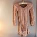 Brandy Melville Dresses | Brandy Melville Off The Shoulder Romper | Color: Cream/Pink | Size: S