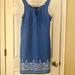 American Eagle Outfitters Dresses | American Eagle Blue Sleeveless Sundress Dress M | Color: Blue/White | Size: M
