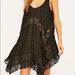 Free People Dresses | Free People She Swings Black Slip Dress | Color: Black | Size: Xs