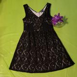 American Eagle Outfitters Dresses | American Eagle Lace Dress | Color: Black/Cream | Size: 2
