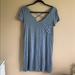 American Eagle Outfitters Dresses | American Eagle Soft & Sexy Crossback T-Shirt Dress | Color: Blue | Size: S