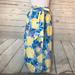 Lilly Pulitzer Skirts | Lilly Pulitzer Floral Skirt | Color: Blue/Yellow | Size: 2