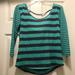 American Eagle Outfitters Tops | American Eagle Shirt | Color: Blue/Green | Size: Xxs