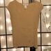 Nine West Tops | Metallic Gold Nine West Shirt | Color: Gold | Size: L