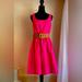 Nine West Dresses | Fresh Belted Summer Dress By Nine West | Color: Pink | Size: 8