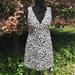 Michael Kors Dresses | Michael Kors Animal Print Dress | Color: Black/Gray | Size: 6