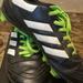 Adidas Shoes | Adidas Soccer Cleats Size 5 1/2 | Color: Black/Green | Size: 5.5b