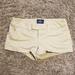 American Eagle Outfitters Shorts | American Eagle Shortie Khaki Stretch Shorts Size 0 | Color: Tan | Size: 0