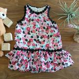 Kate Spade Dresses | Juicy Couture Blooming Floral Dress Size 24m | Color: Black/Pink | Size: 24mb