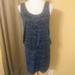 Anthropologie Dresses | Lou & Grey Pullover Tank Top Dress Sz Medium *Y | Color: Blue/White | Size: M