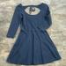 American Eagle Outfitters Dresses | Blue American Eagle 3/4 Sleeve Dress | Color: Blue | Size: S