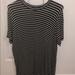 Brandy Melville Dresses | Black & White Striped T-Shirt Dress | Color: Black/White | Size: Os