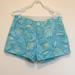 Lilly Pulitzer Shorts | Lilly Pulitzer Light Blue Patterned Shorts | Color: Blue | Size: 4