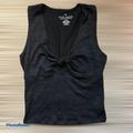 American Eagle Outfitters Tops | Aeo Black Front Tie Top | Color: Black | Size: S