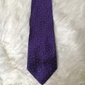 Ralph Lauren Accessories | 100% Silk Tie | Color: Purple/White | Size: Os