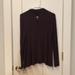 American Eagle Outfitters Tops | American Eagle Peephole Top | Color: Black/Purple | Size: M