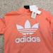 Adidas Tops | Adidas Tee | Color: Orange/Pink | Size: Xs