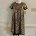 Lularoe Dresses | New Lularoe Carly Gold Dress Size Xs Rare | Color: Black/Gold | Size: Xs