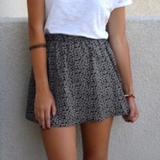 Brandy Melville Skirts | Brandy Melville Floral Skirt | Color: Blue/White | Size: One Size In Brandy Melville So 00-4