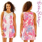 Lilly Pulitzer Dresses | Lilly Pulitzer Tana Shift Dress Size 00 | Color: Pink/White | Size: 00