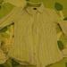 American Eagle Outfitters Tops | American Eagle Size 4 Dress Shirt | Color: Green/White | Size: 4