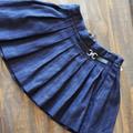 Zara Bottoms | 4t Zara Girls Pleated Skirt | Color: Blue | Size: 4tg