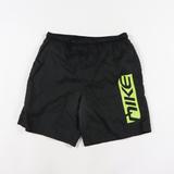 Nike Swim | 90s Nike Mens Small Spell Out Lined Swim Trunks | Color: Black/Green | Size: S