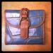 Dooney & Bourke Bags | Dooney & Bourke Denim And Honey Colored Wallet | Color: Blue/Tan | Size: 4.5” X 4”