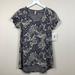 Lularoe Tops | Lularoe Classic T Blue Floral Xs Super Soft Nwt | Color: Blue/Cream | Size: Xs