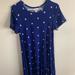 Lularoe Dresses | Lularoe Xs Carly Dress | Color: Blue/White | Size: Xs