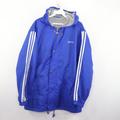 Adidas Jackets & Coats | 90s Adidas Mens Large Striped Parka Jacket Blue | Color: Blue/White | Size: L