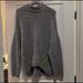Anthropologie Sweaters | Anthropologie - Gray / Lime Green Accent Sweater | Color: Gray | Size: M