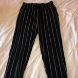 American Eagle Outfitters Pants & Jumpsuits | American Eagle Outfitters Striped Black Pants | Color: Black/White | Size: S